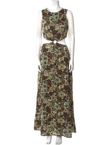 Sir. Dresses Floral Print Long Dress XS