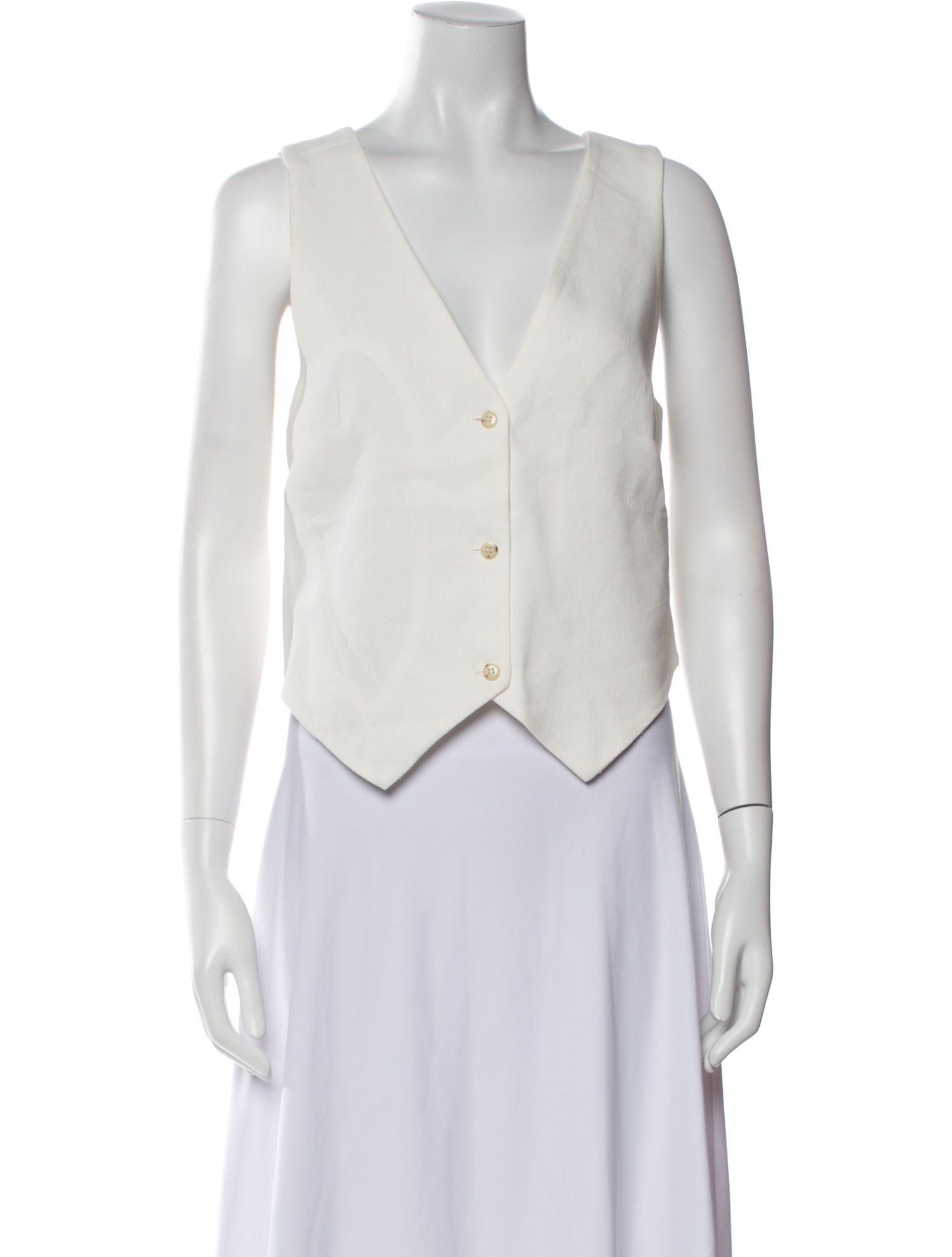 SIR. V-Neck Sleeveless Crop Top