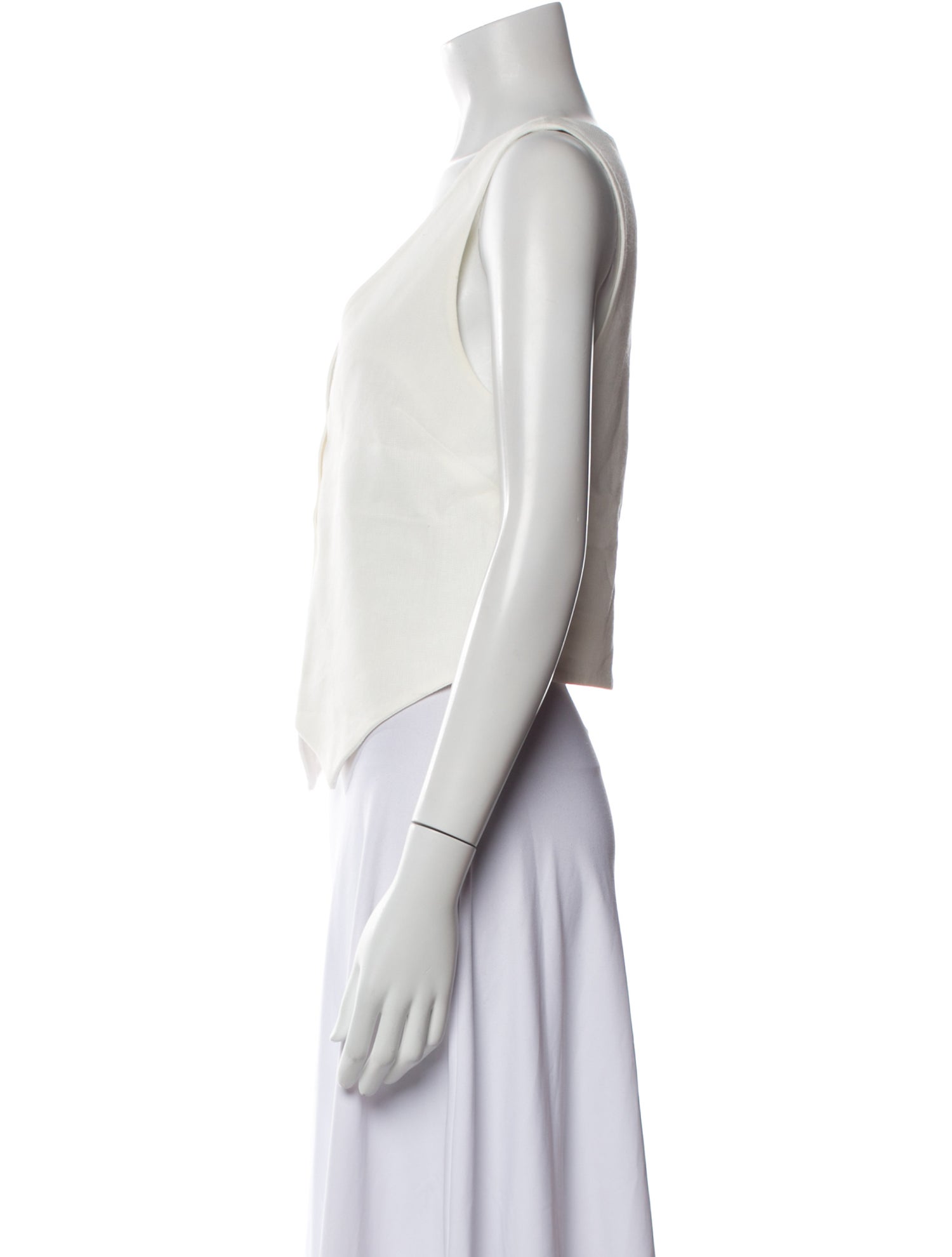 SIR. V-Neck Sleeveless Crop Top