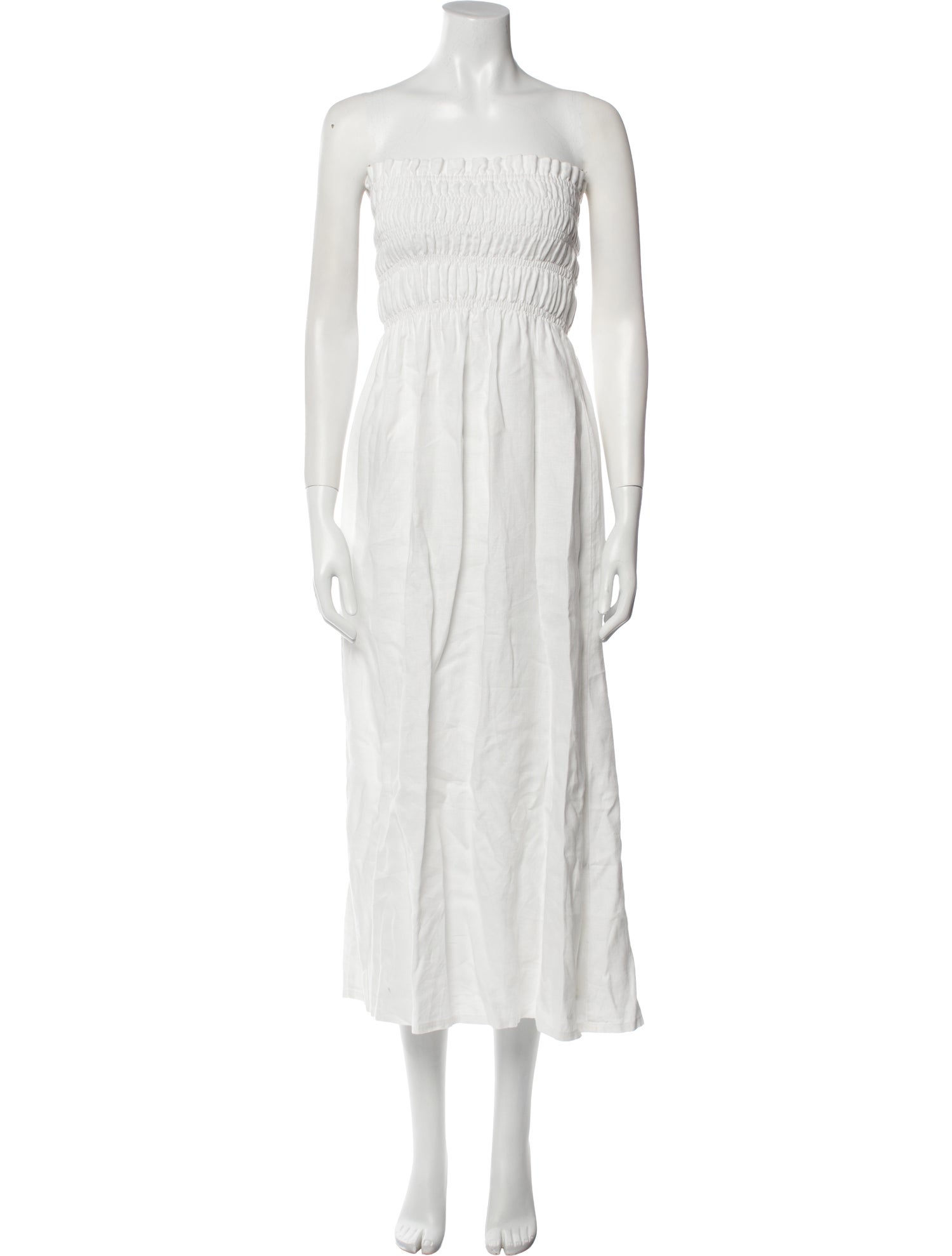 SIR. Linen Midi Length Dress
