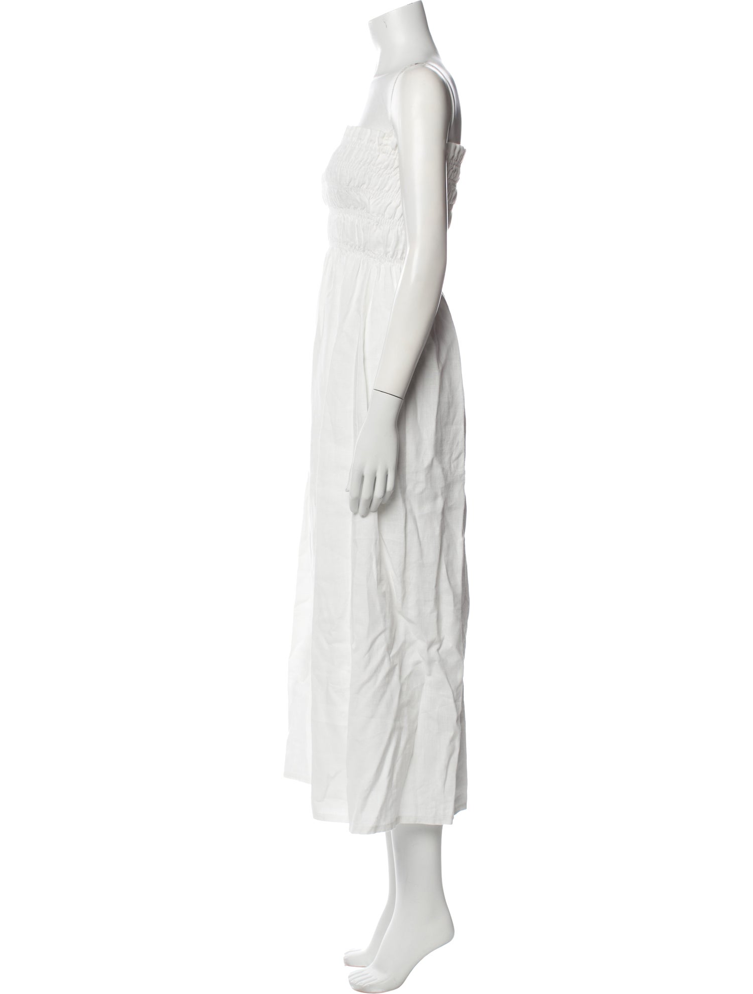 SIR. Linen Midi Length Dress