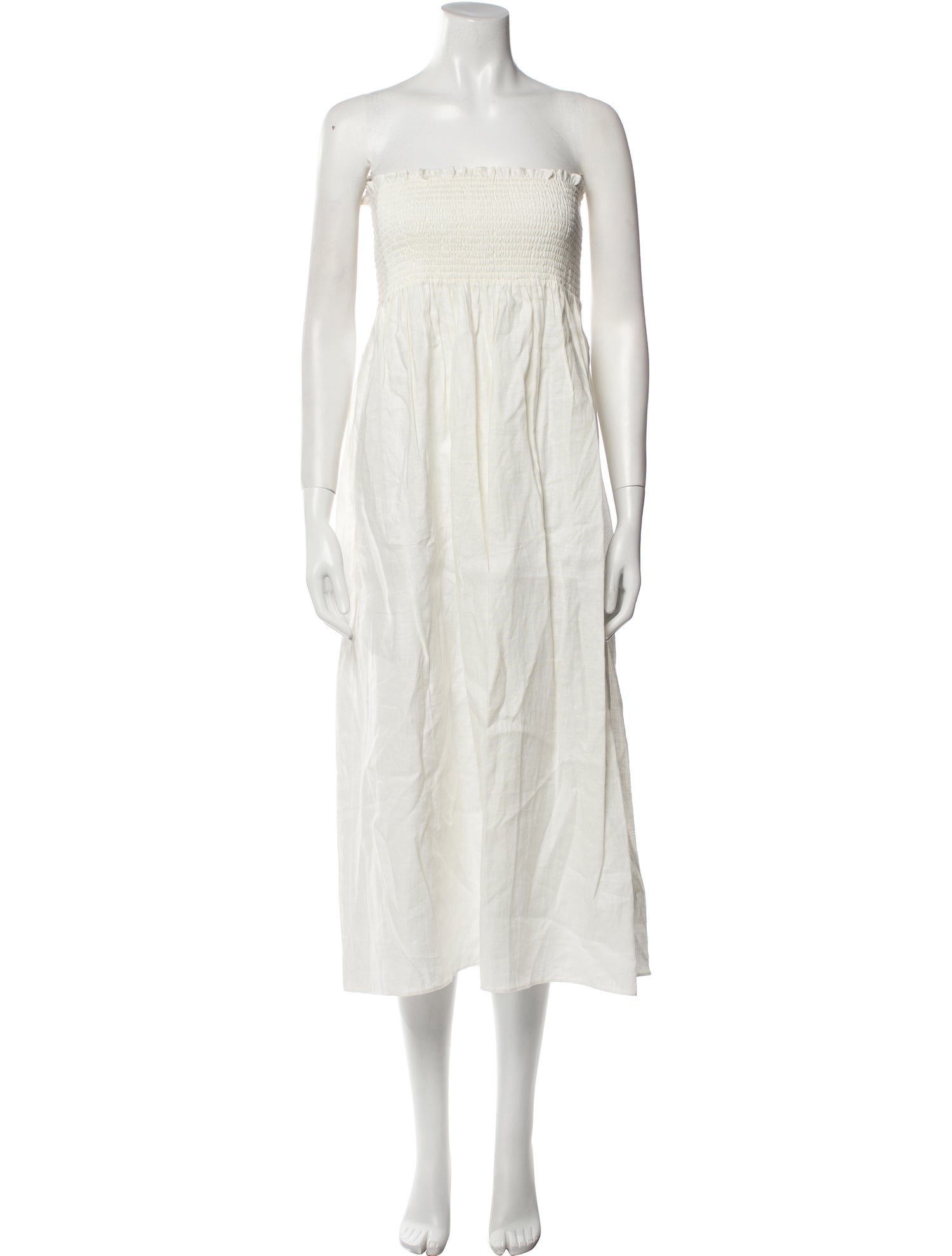 SIR. Linen Midi Length Dress