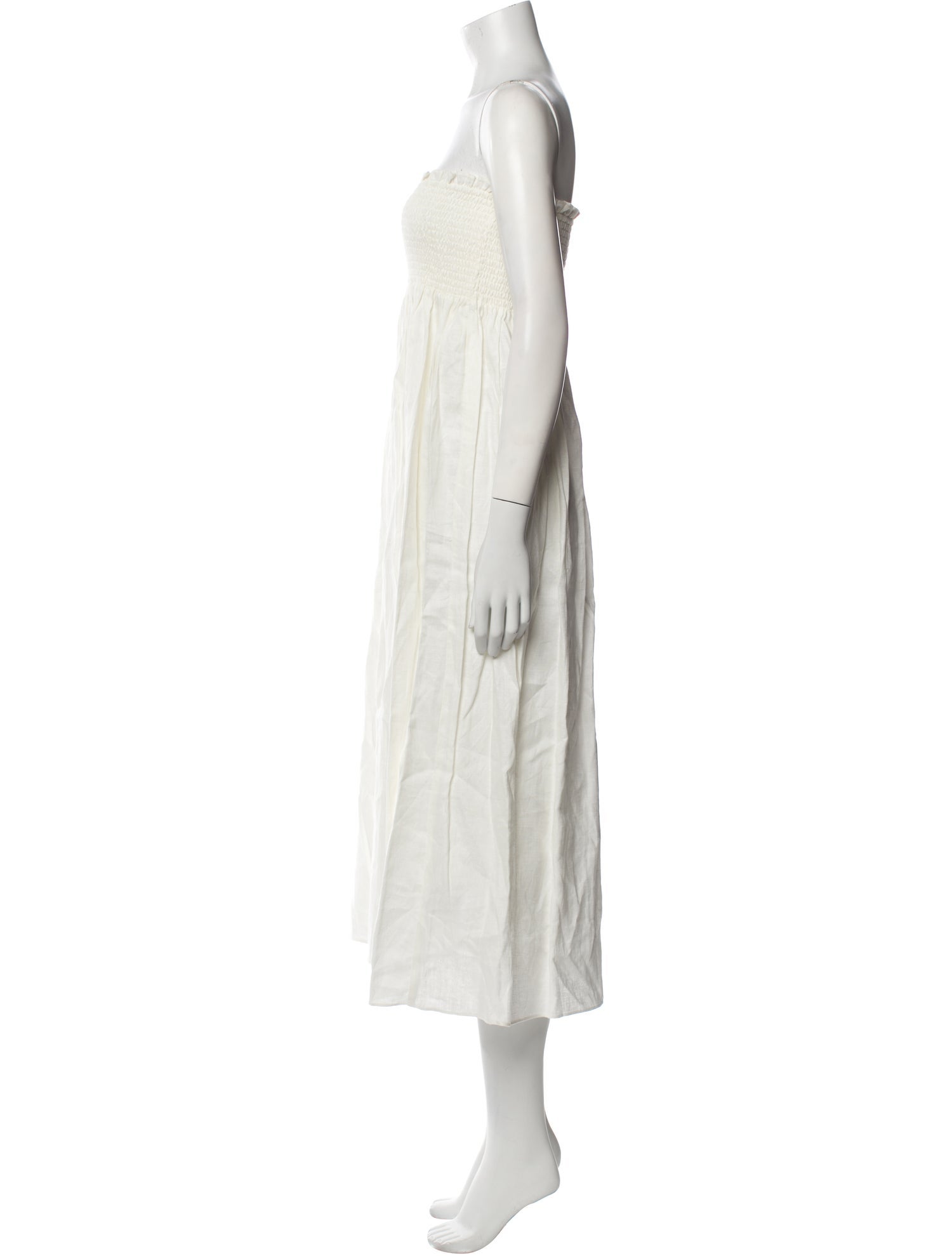 SIR. Linen Midi Length Dress