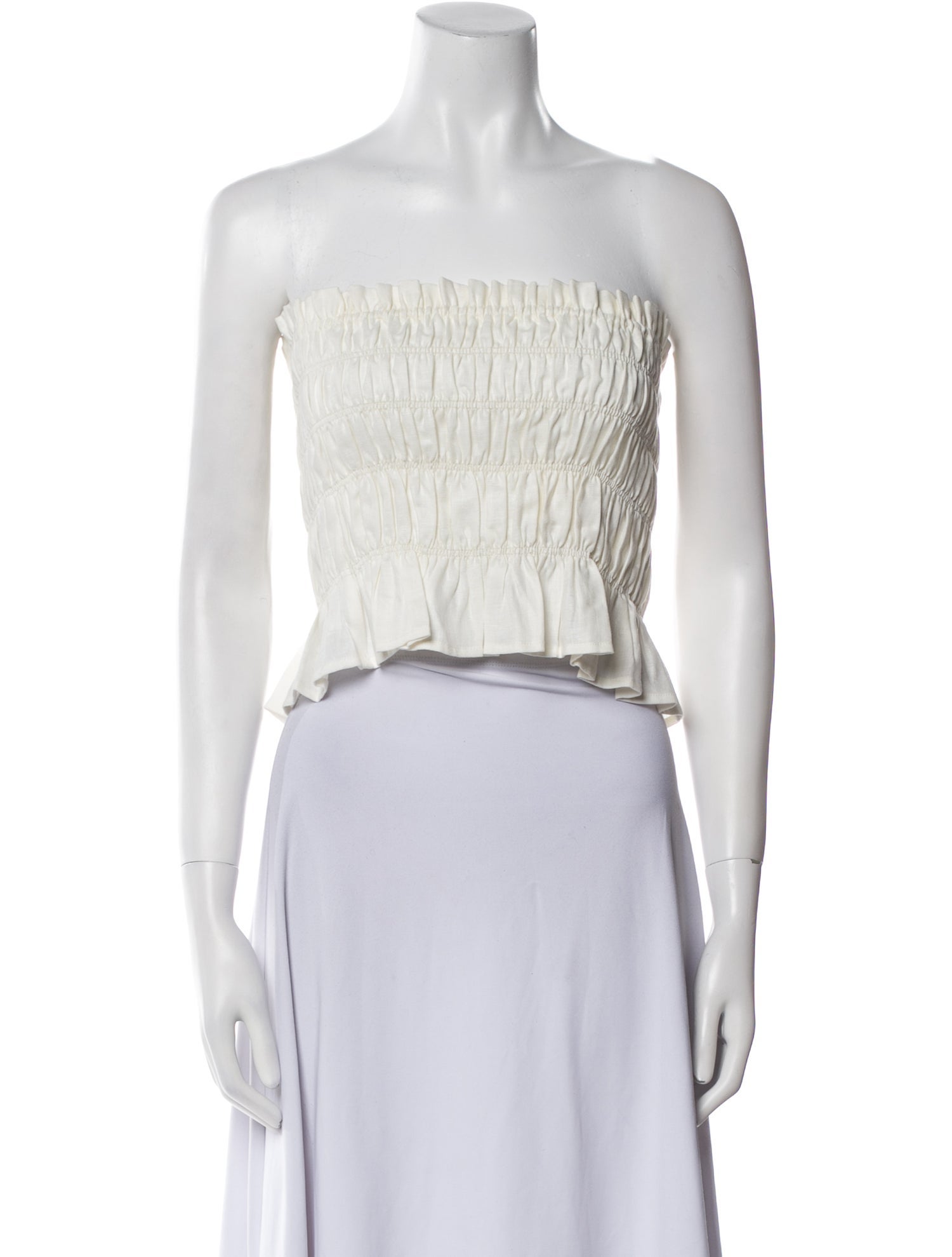 SIR. Linen Strapless Crop Top w/ Tags
