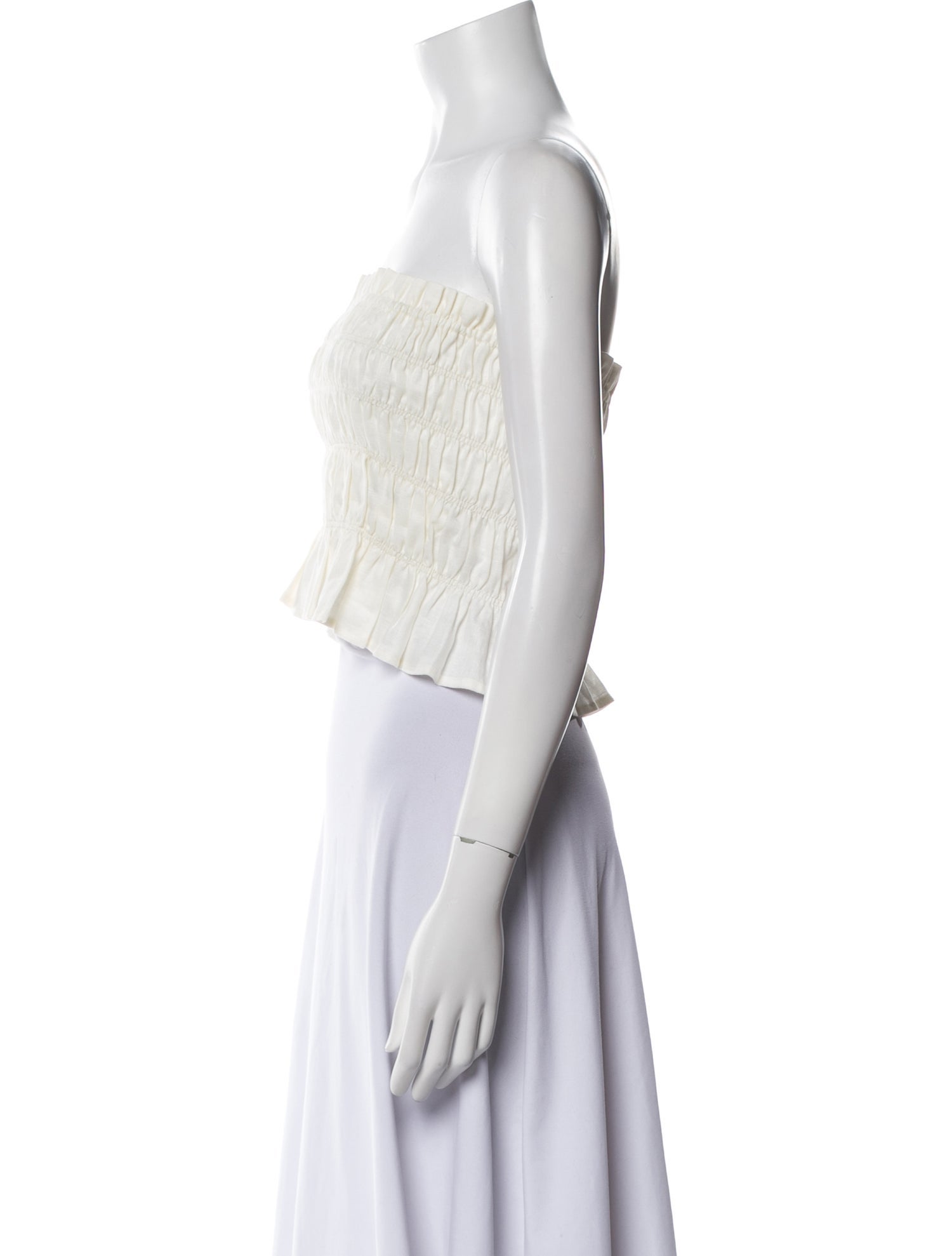 SIR. Linen Strapless Crop Top w/ Tags