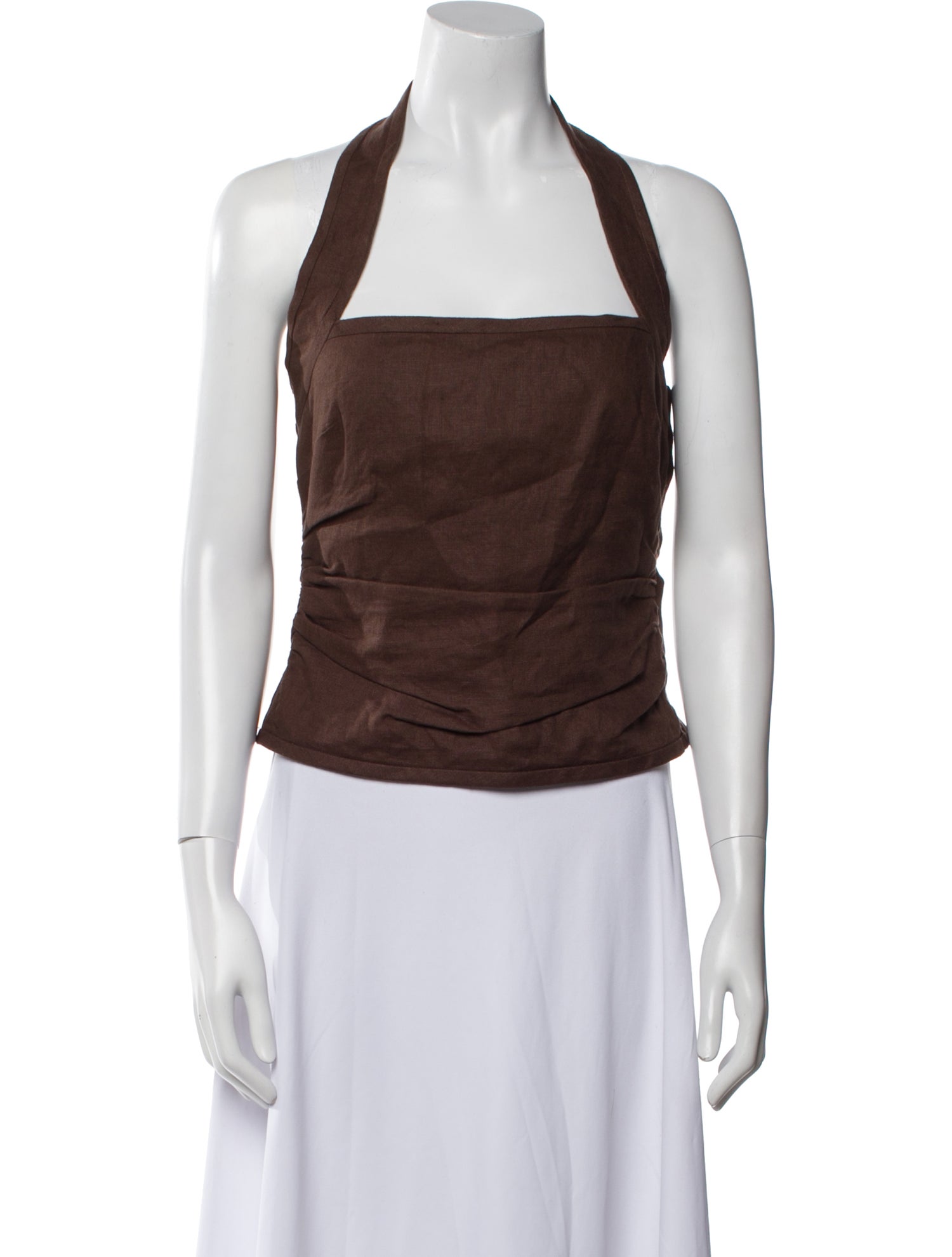 SIR. Square Neckline Sleeveless Crop Top