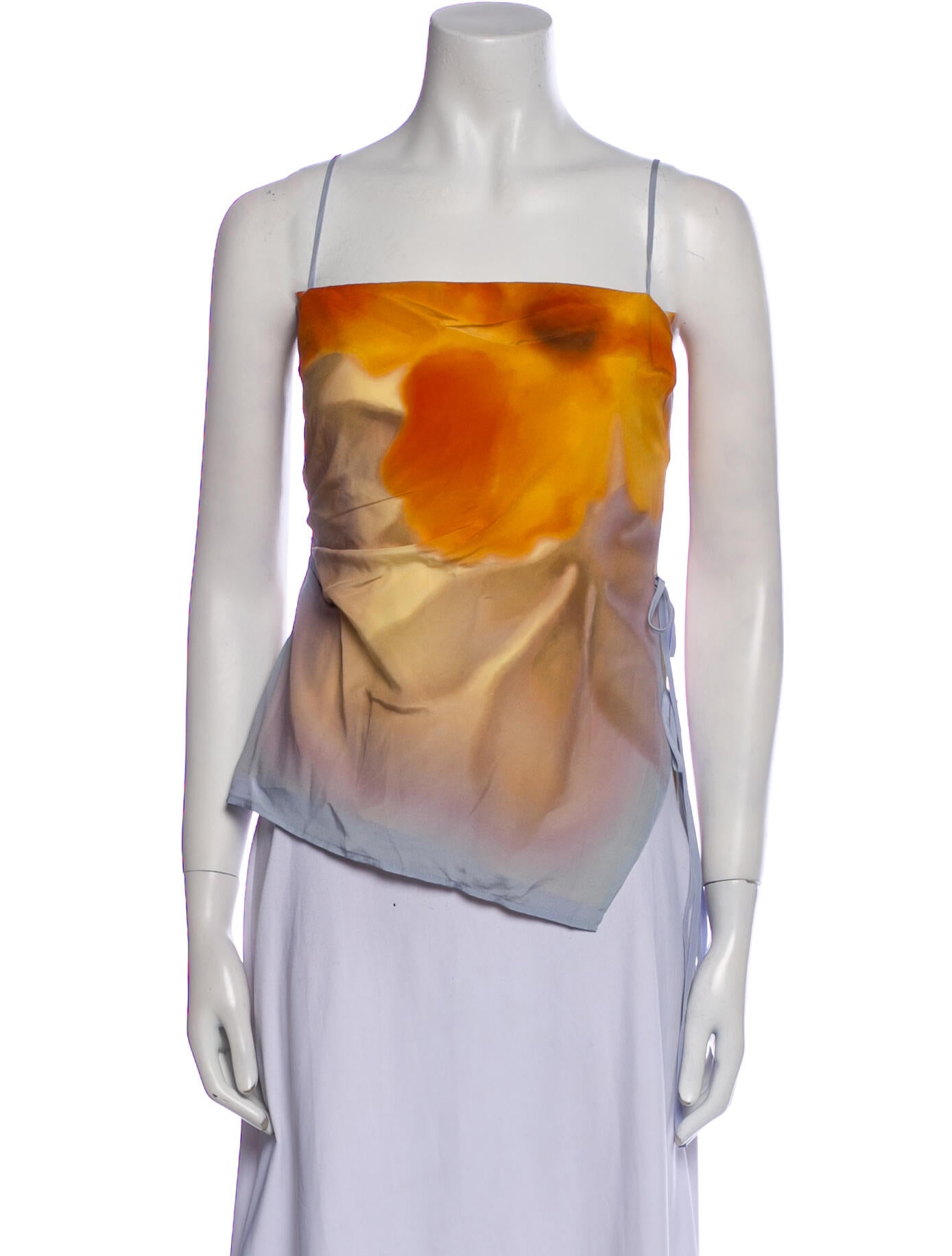 SIR. Silk Floral Print Top