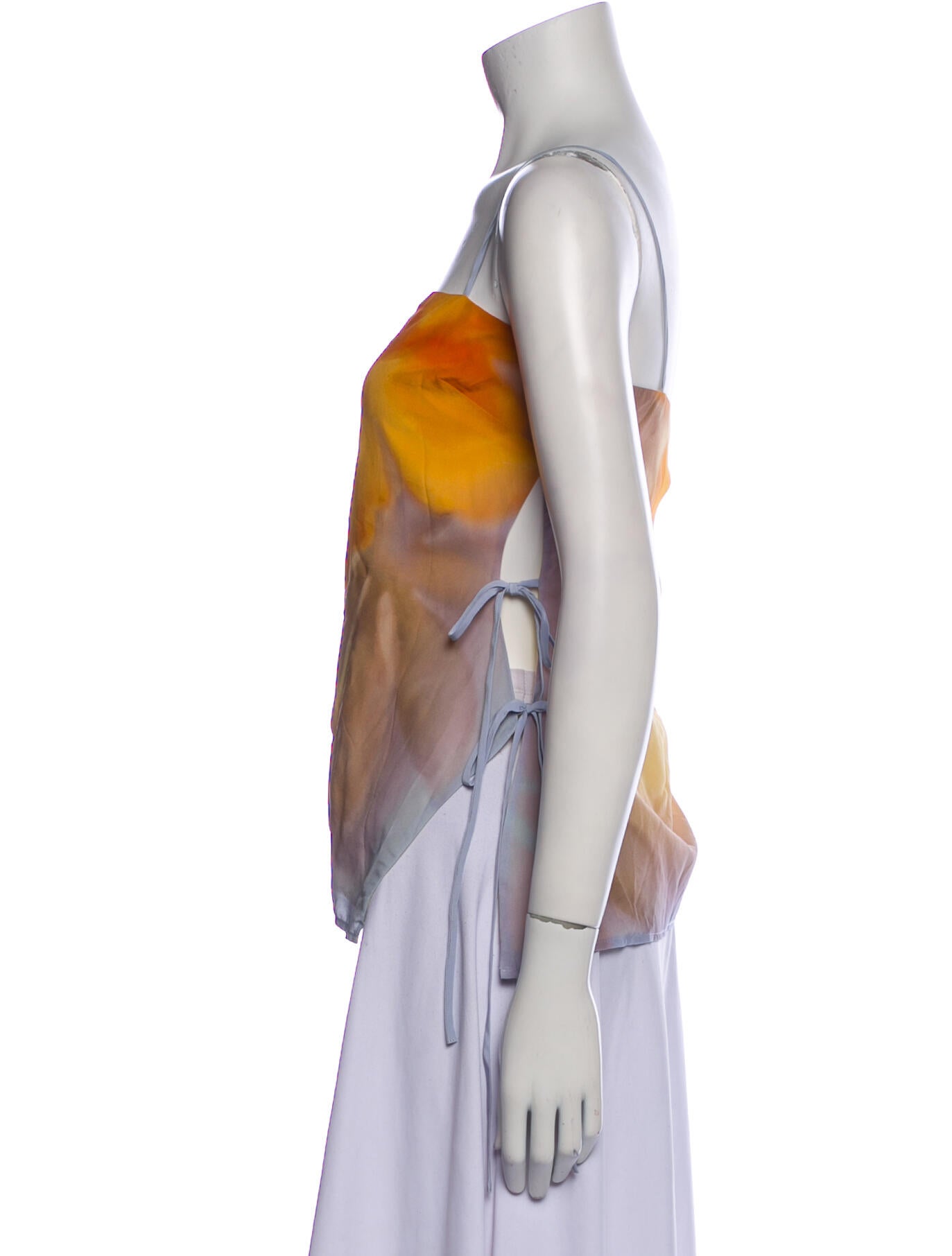 SIR. Silk Floral Print Top