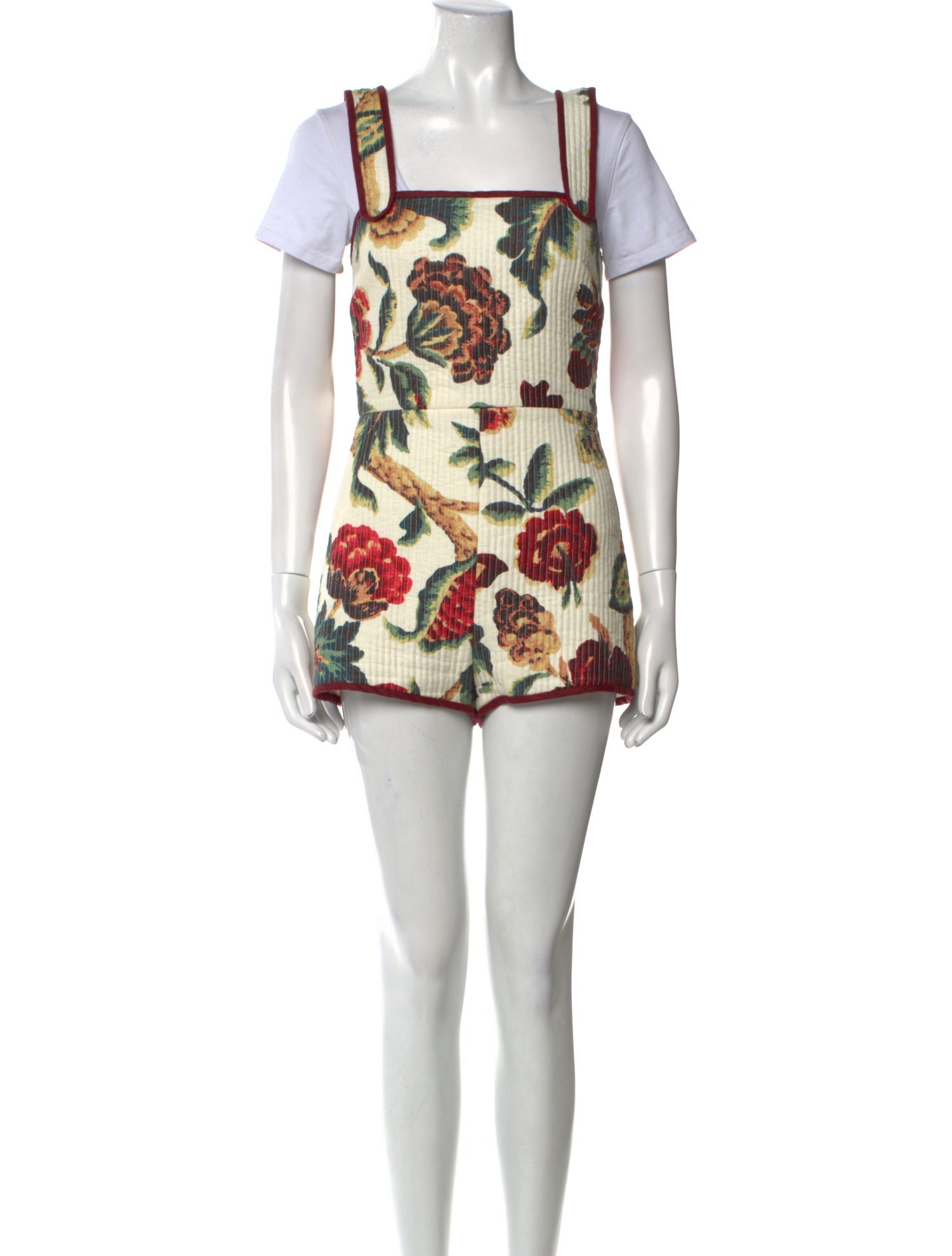 SIR. Linen Floral Print Romper