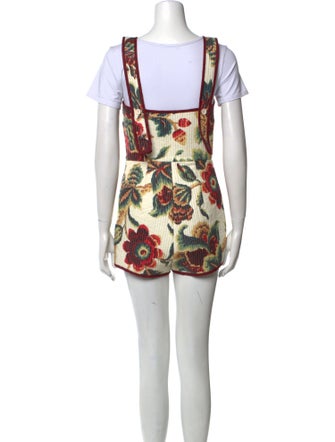 SIR. Linen Floral Print Romper