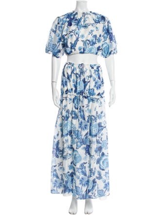 SIR. Printed Pleated Accents Skirt Set