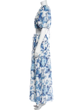 SIR. Printed Pleated Accents Skirt Set