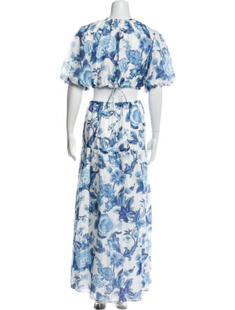 SIR. Printed Pleated Accents Skirt Set