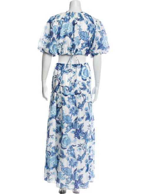 SIR. Printed Pleated Accents Skirt Set