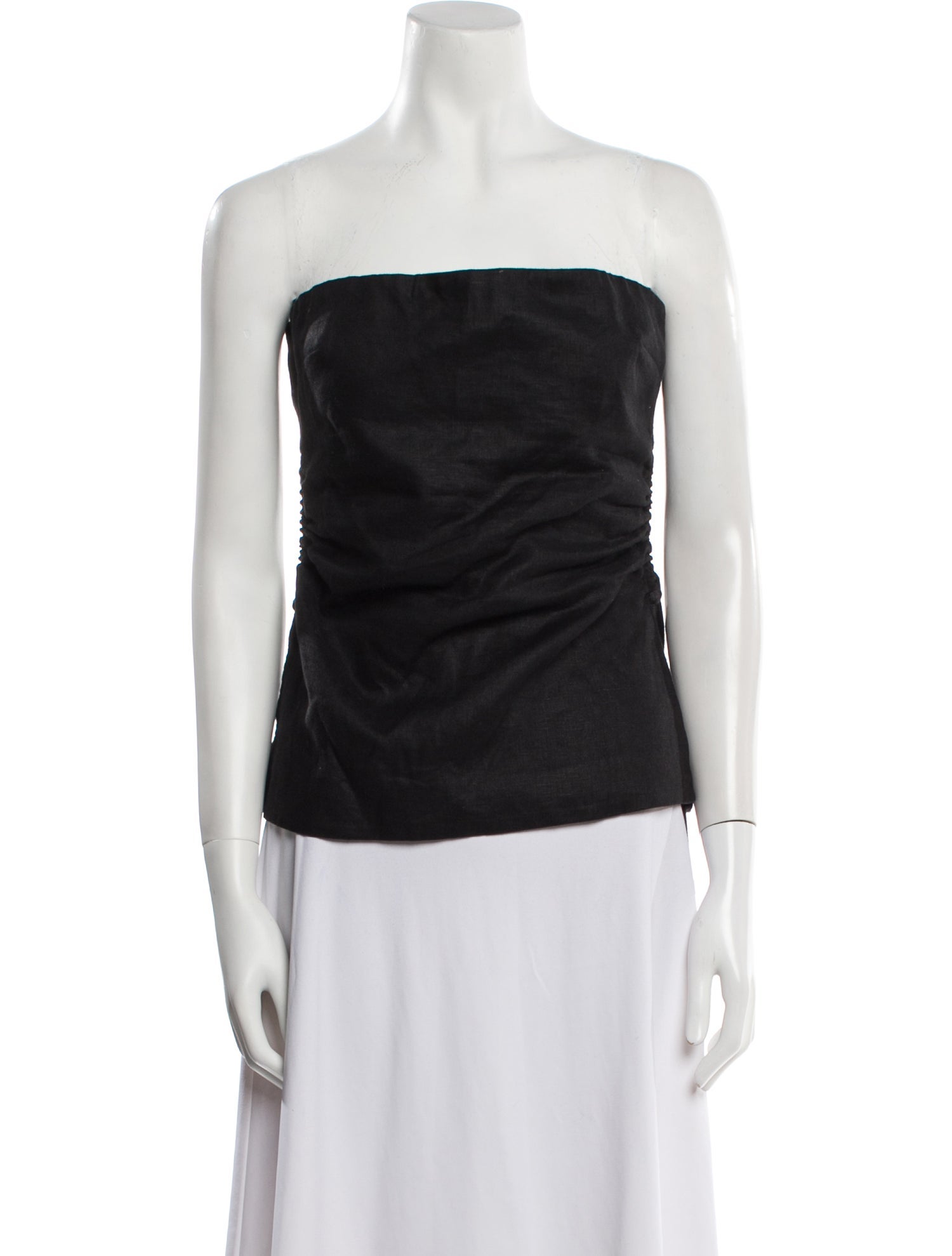 SIR. Linen Strapless Top