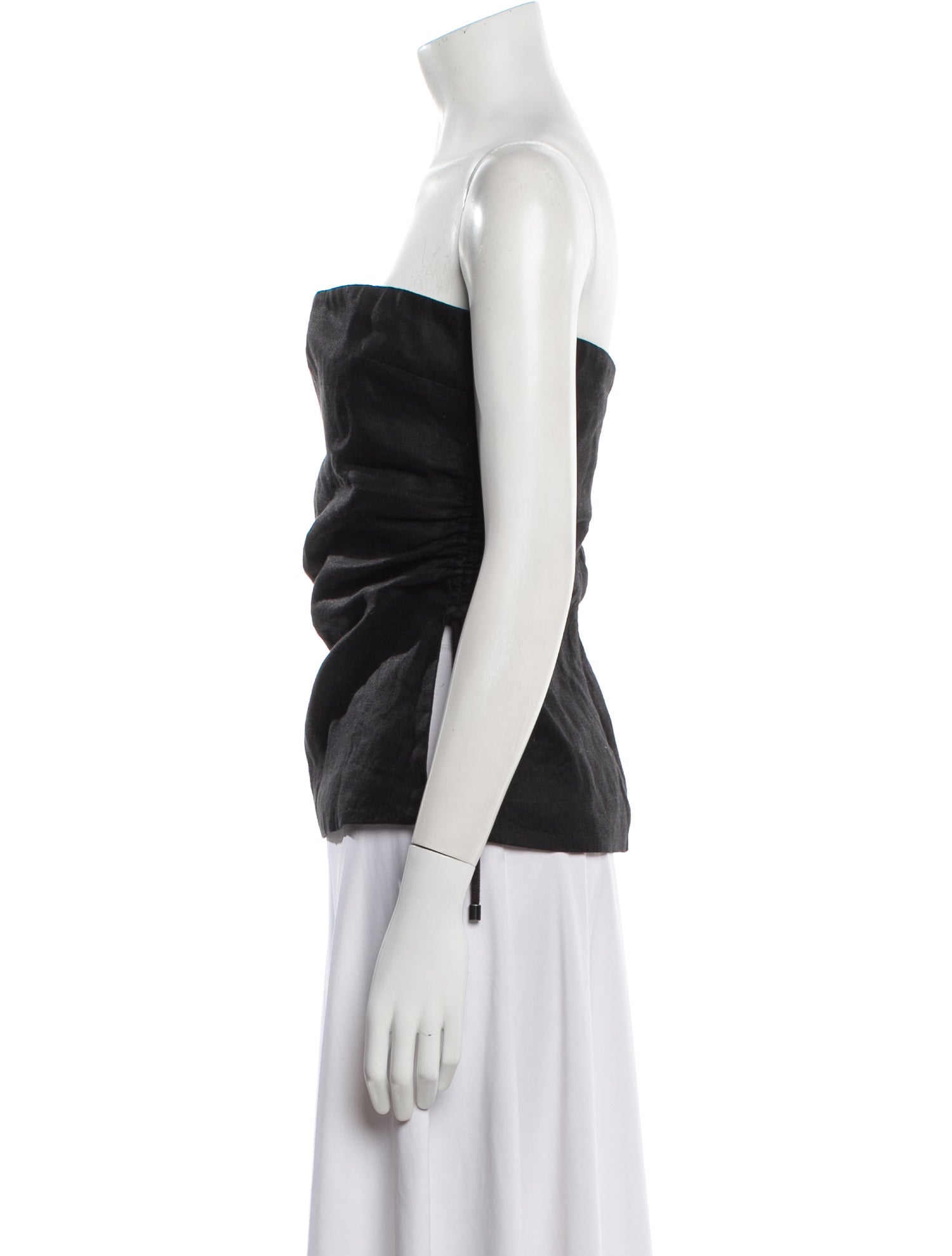 SIR. Linen Strapless Top