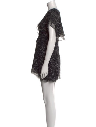 SIR. Silk Polka Dot Print Romper