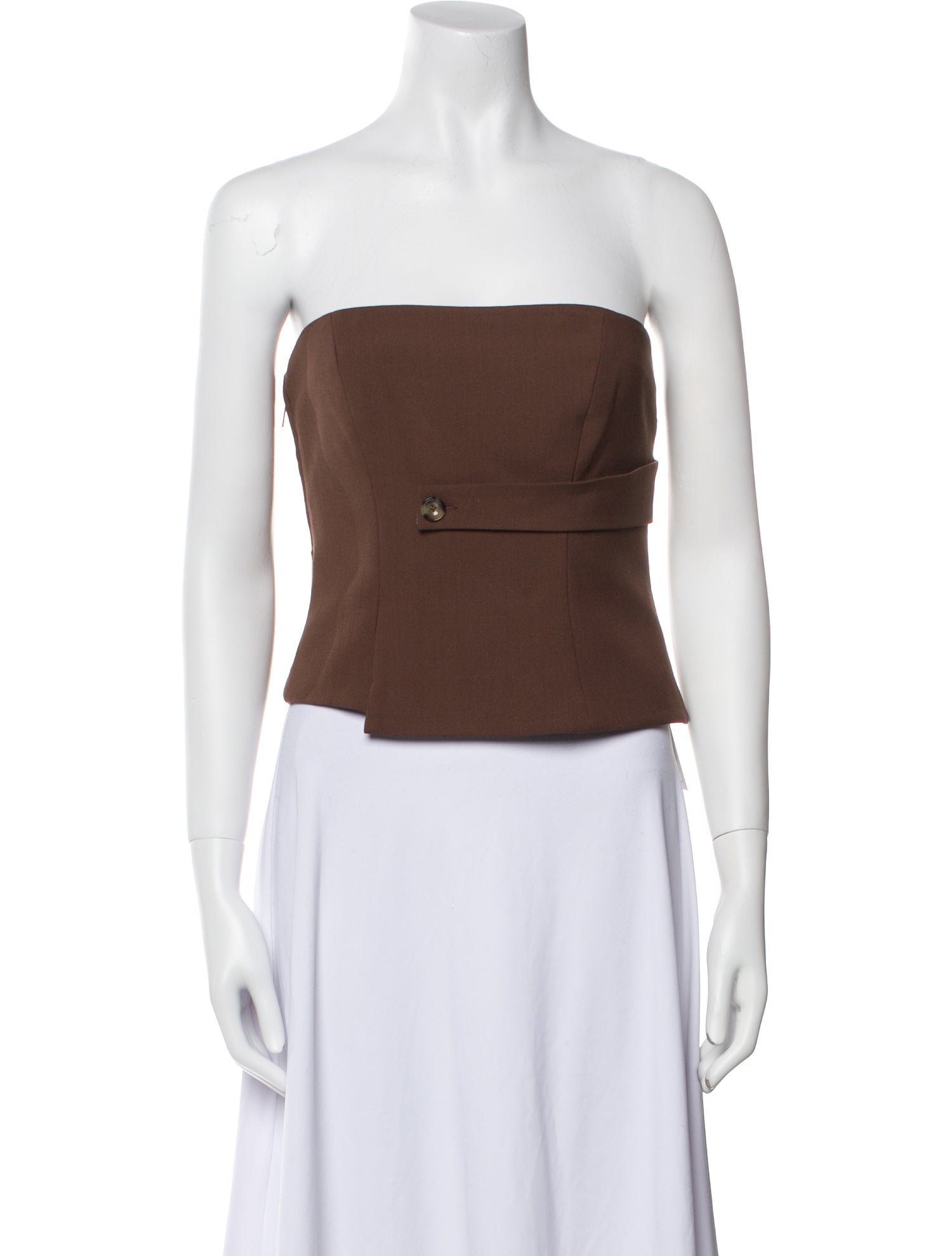 SIR. Strapless Crop Top