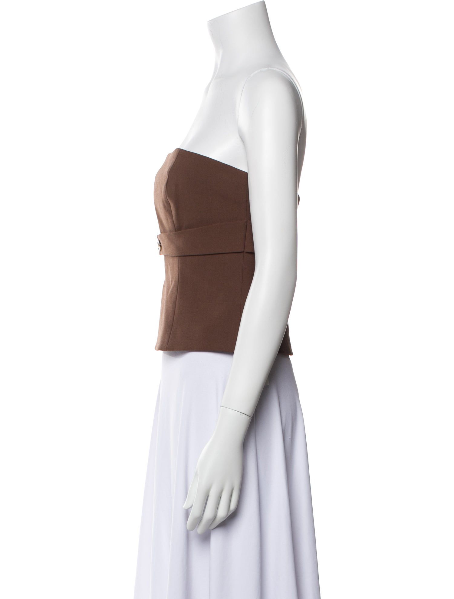 SIR. Strapless Crop Top