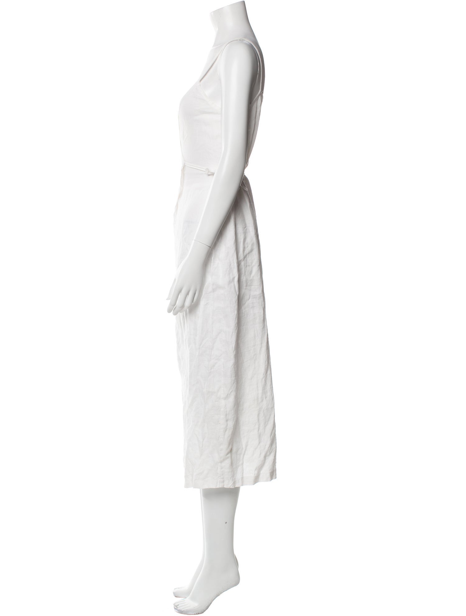 SIR. Linen Midi Length Dress