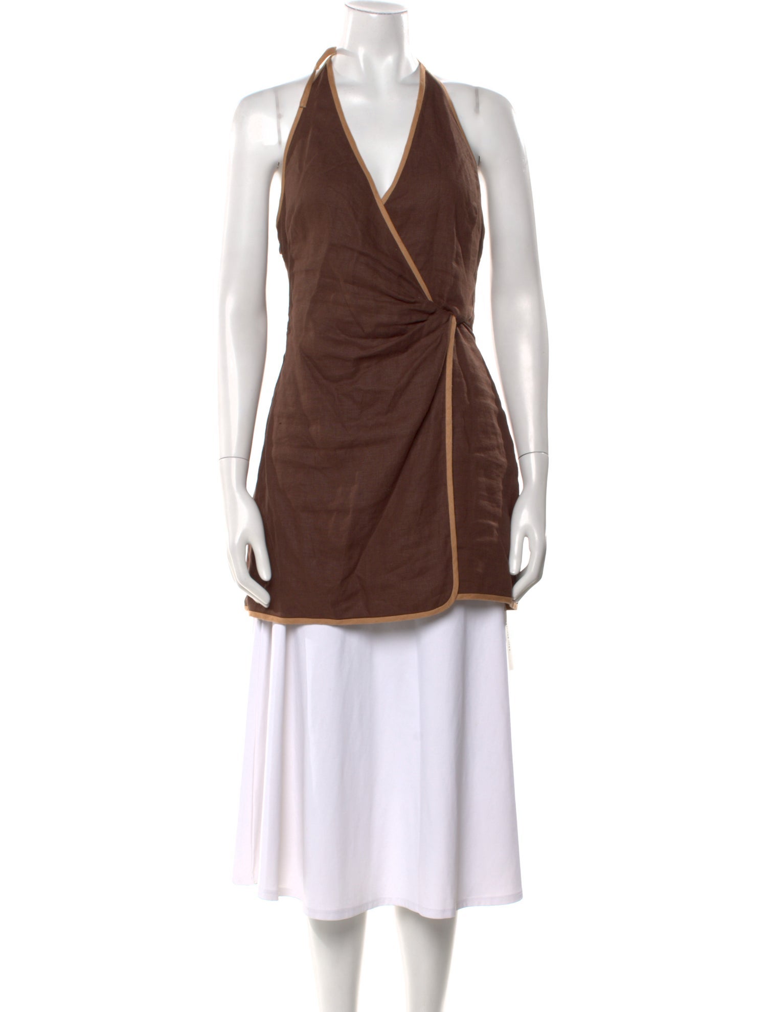 SIR. Linen Halterneck Tunic