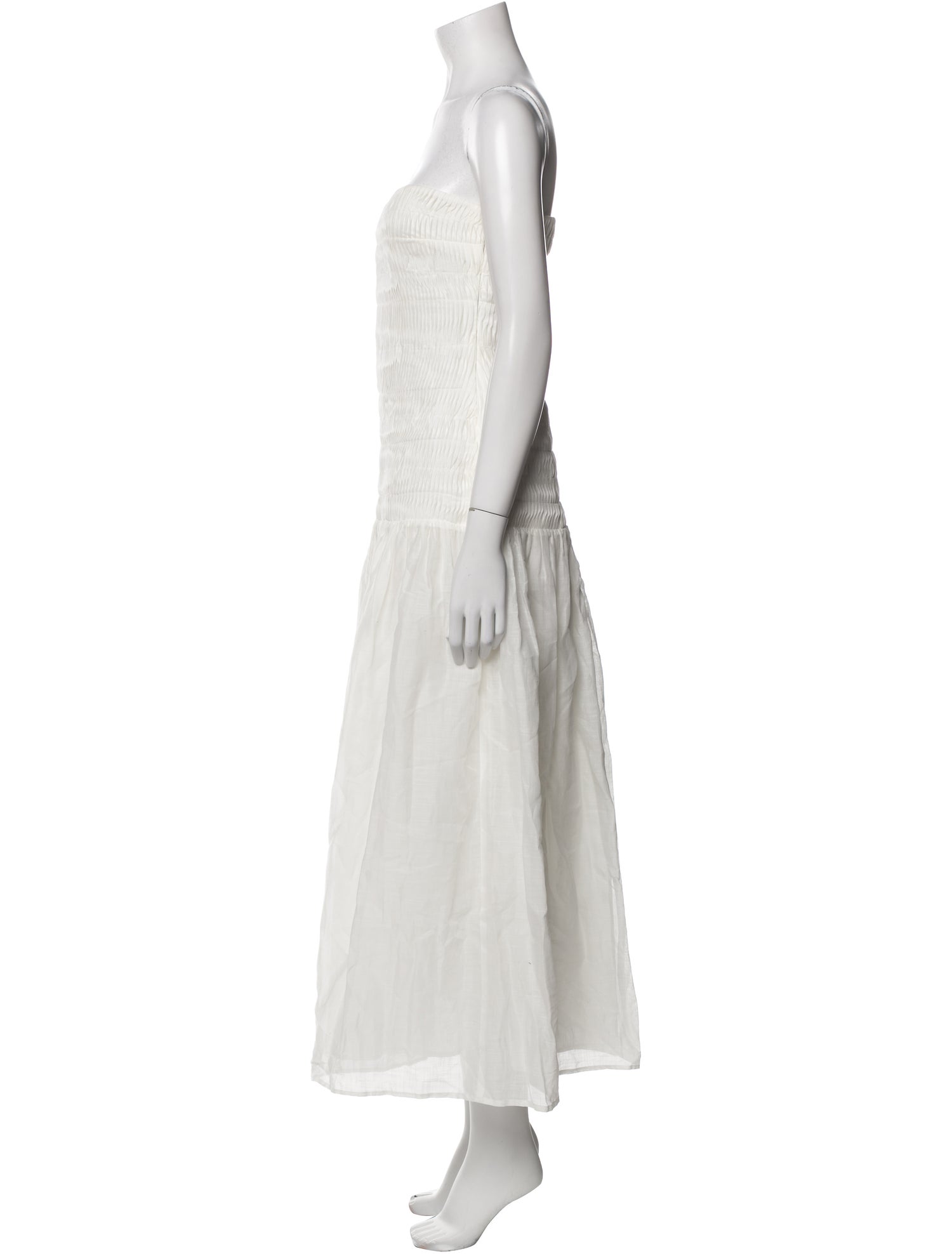 SIR. Strapless Midi Length Dress