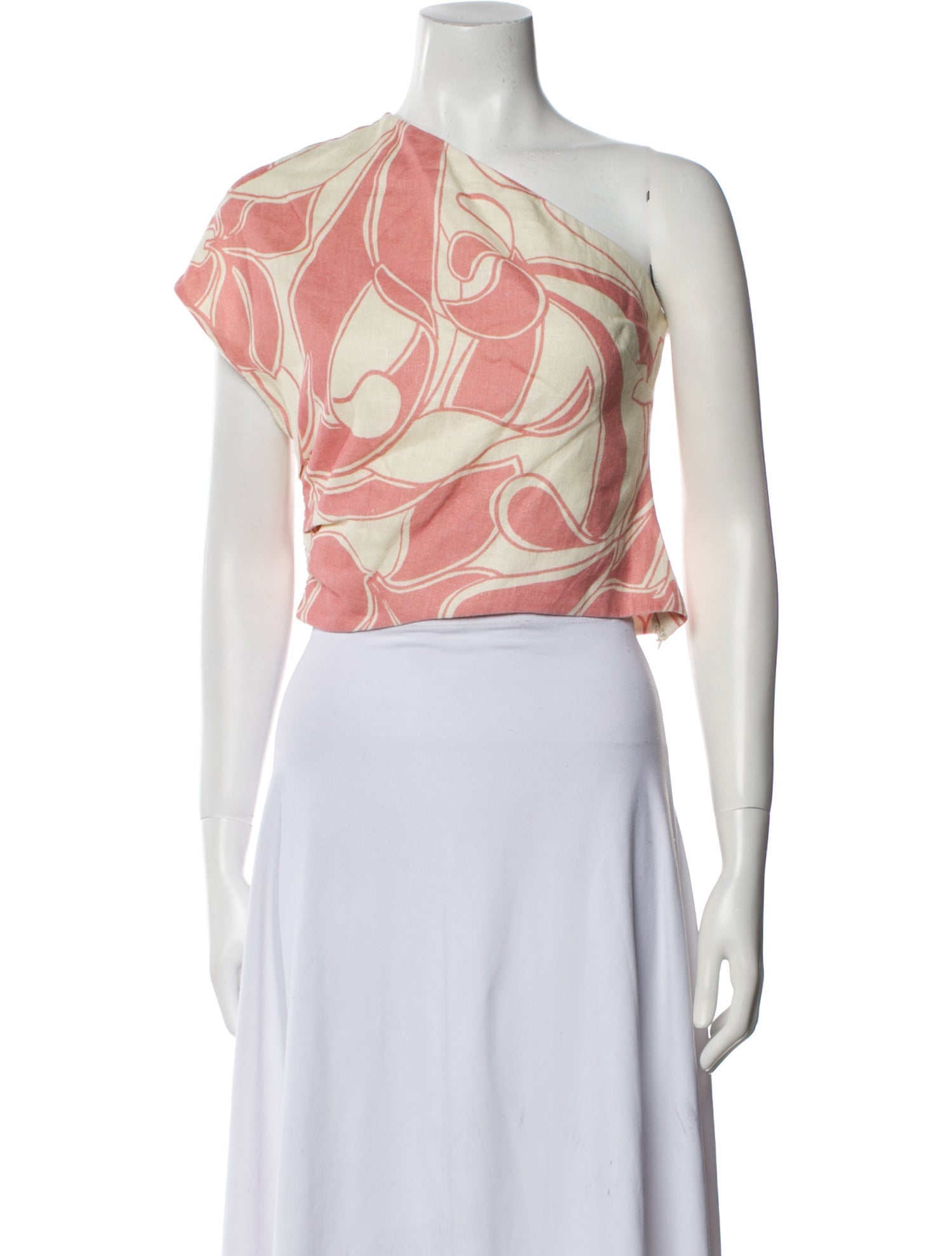 SIR. Linen Printed Crop Top