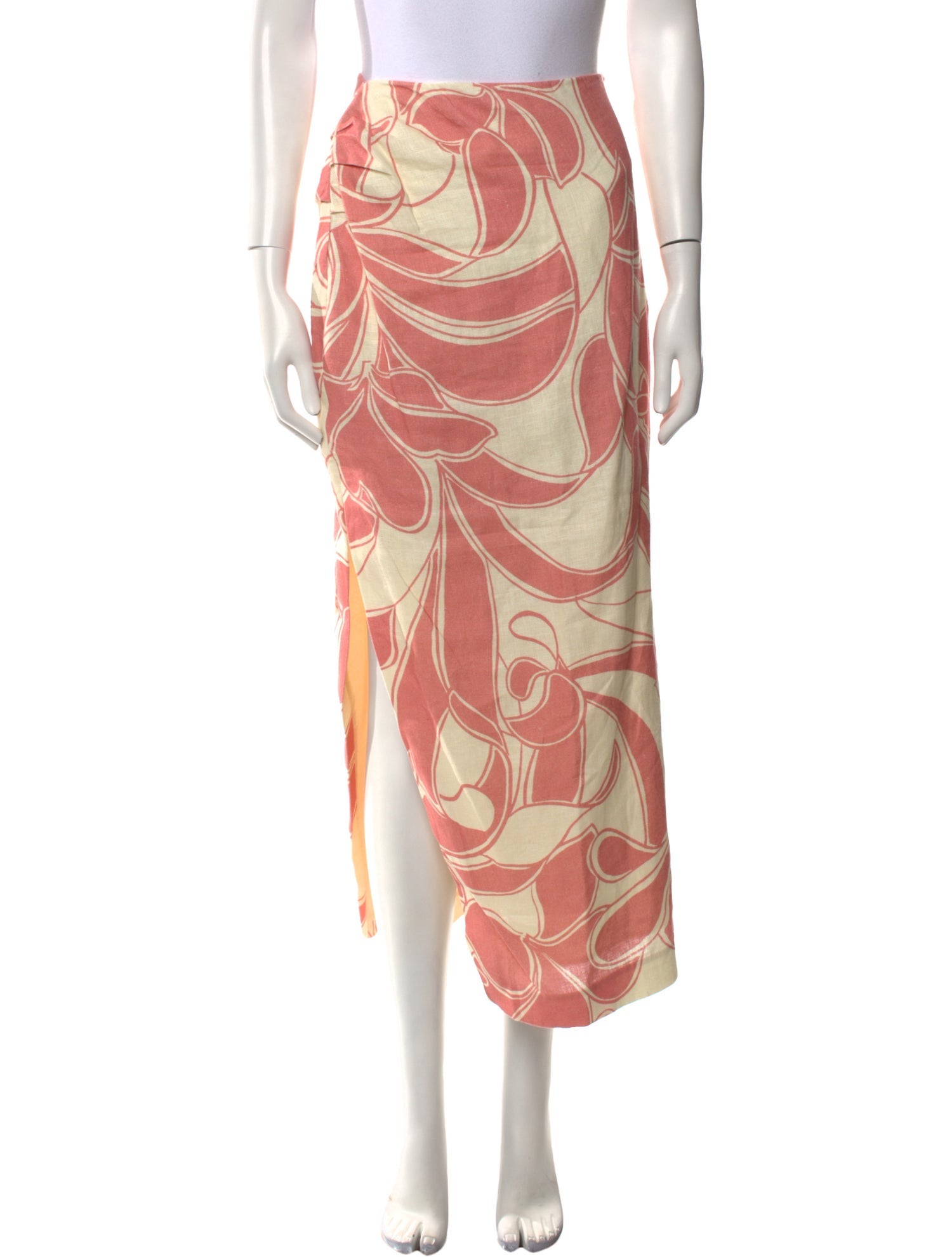 SIR. Linen Midi Length Skirt