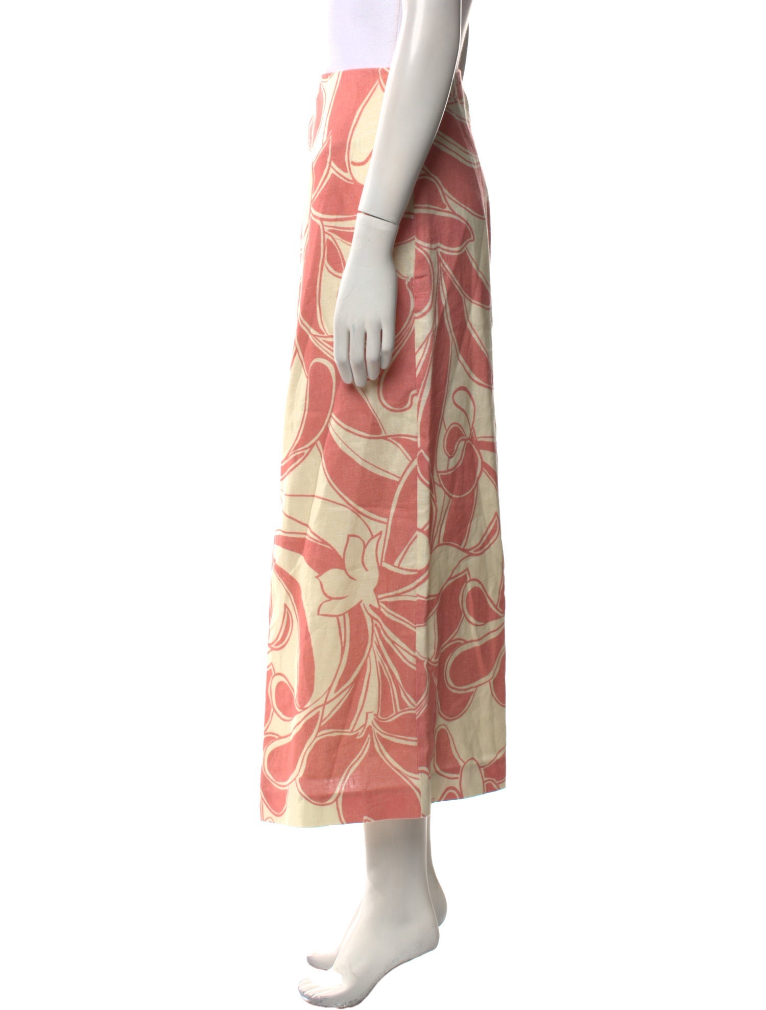 SIR. Linen Midi Length Skirt