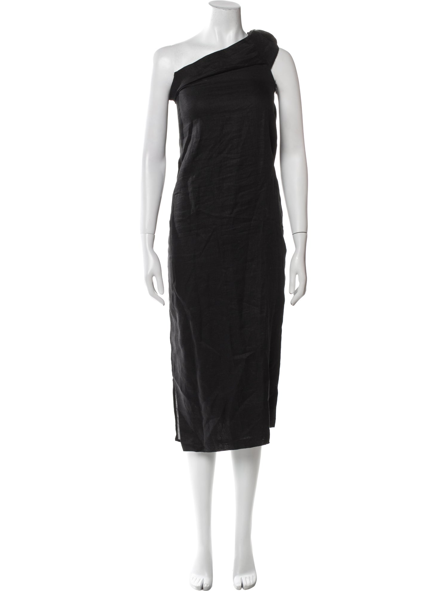 SIR. Linen Midi Length Dress