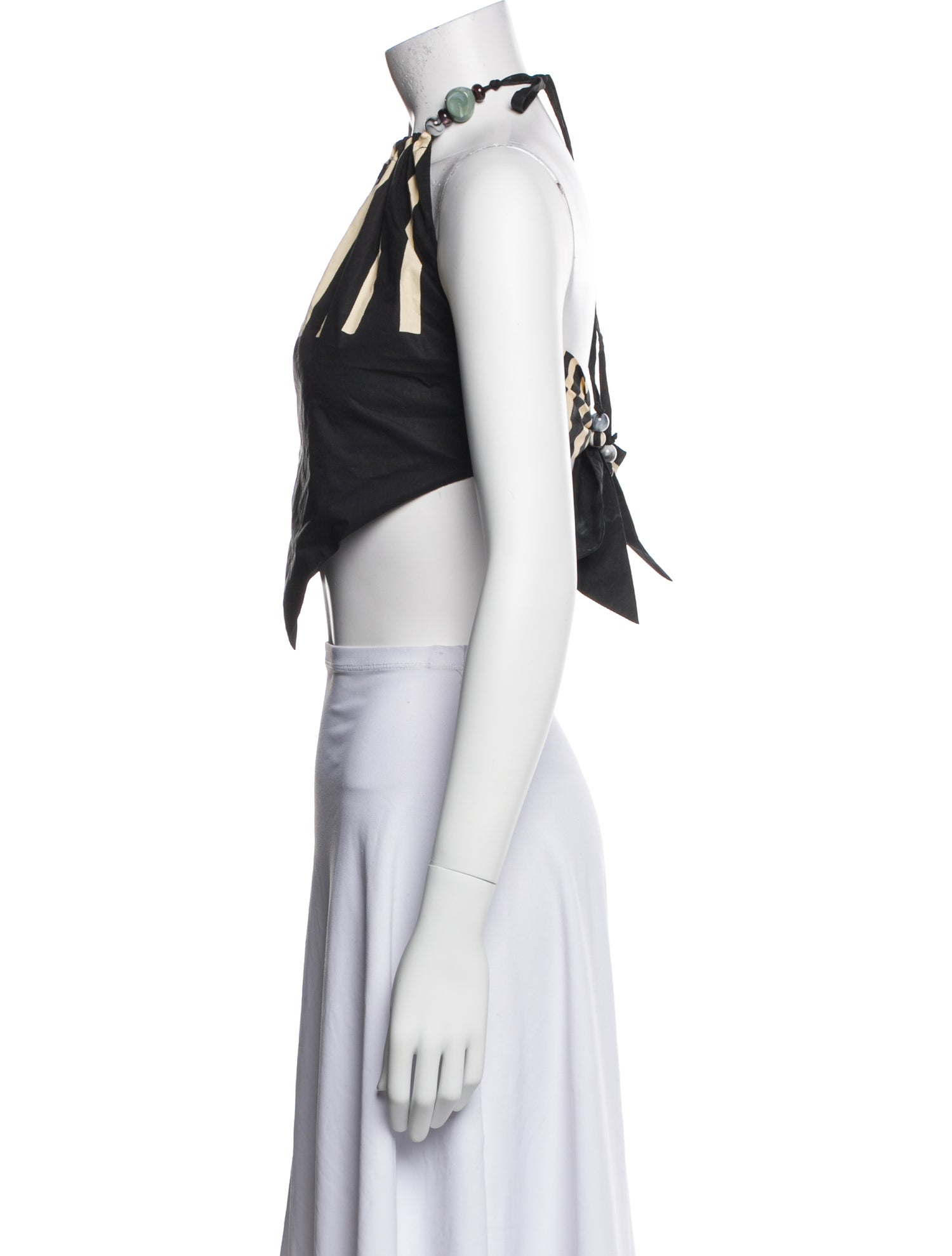 SIR. Halterneck Sleeveless Crop Top