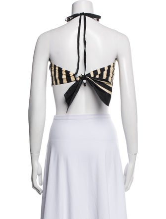 SIR. Halterneck Sleeveless Crop Top