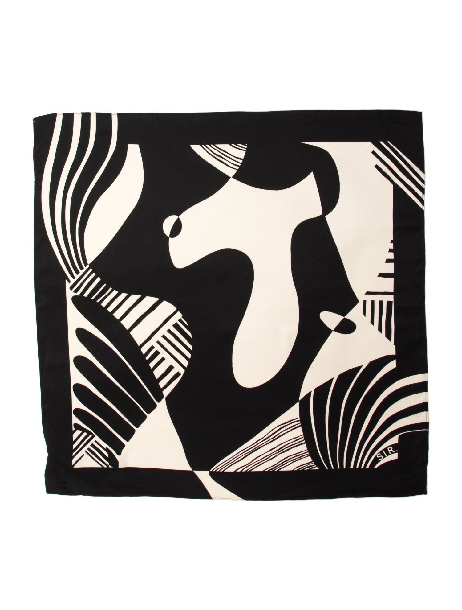 SIR. Silk Printed Scarf