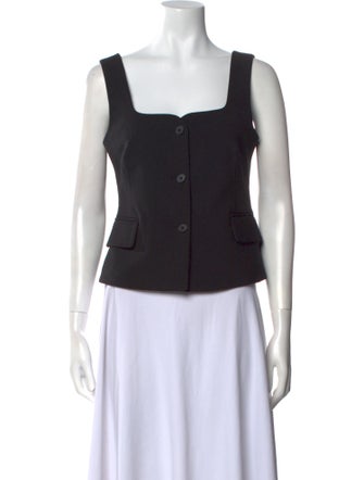 SIR. Square Neckline Sleeveless Crop Top