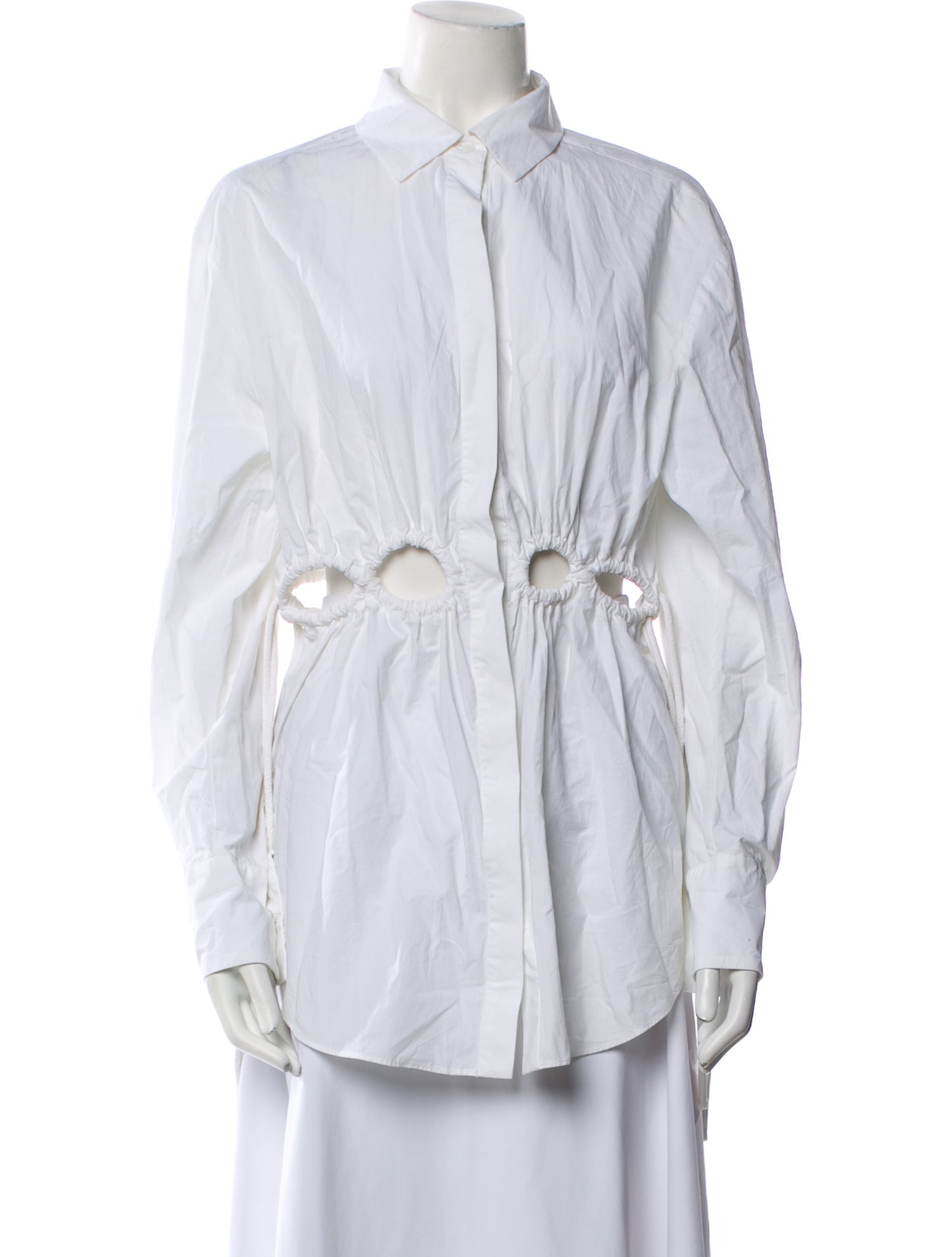 SIR. Long Sleeve Button-Up Top