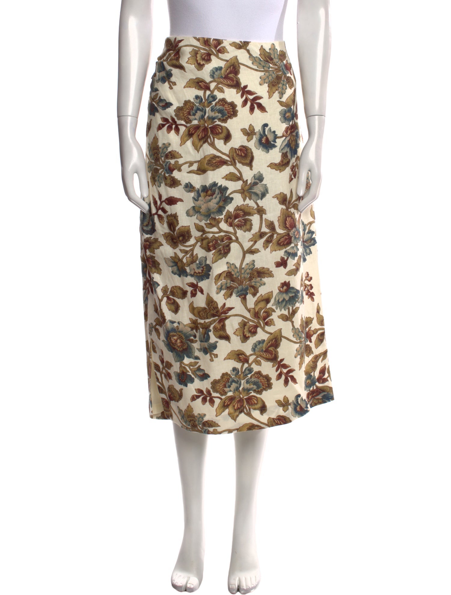 SIR. Linen Midi Length Skirt