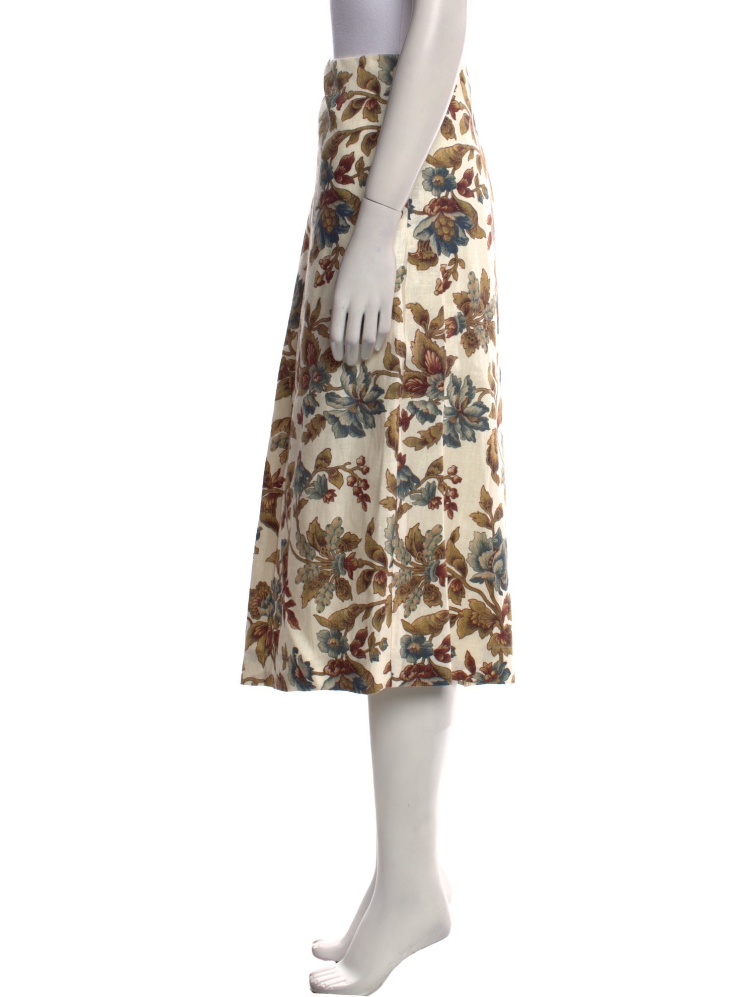 SIR. Linen Midi Length Skirt