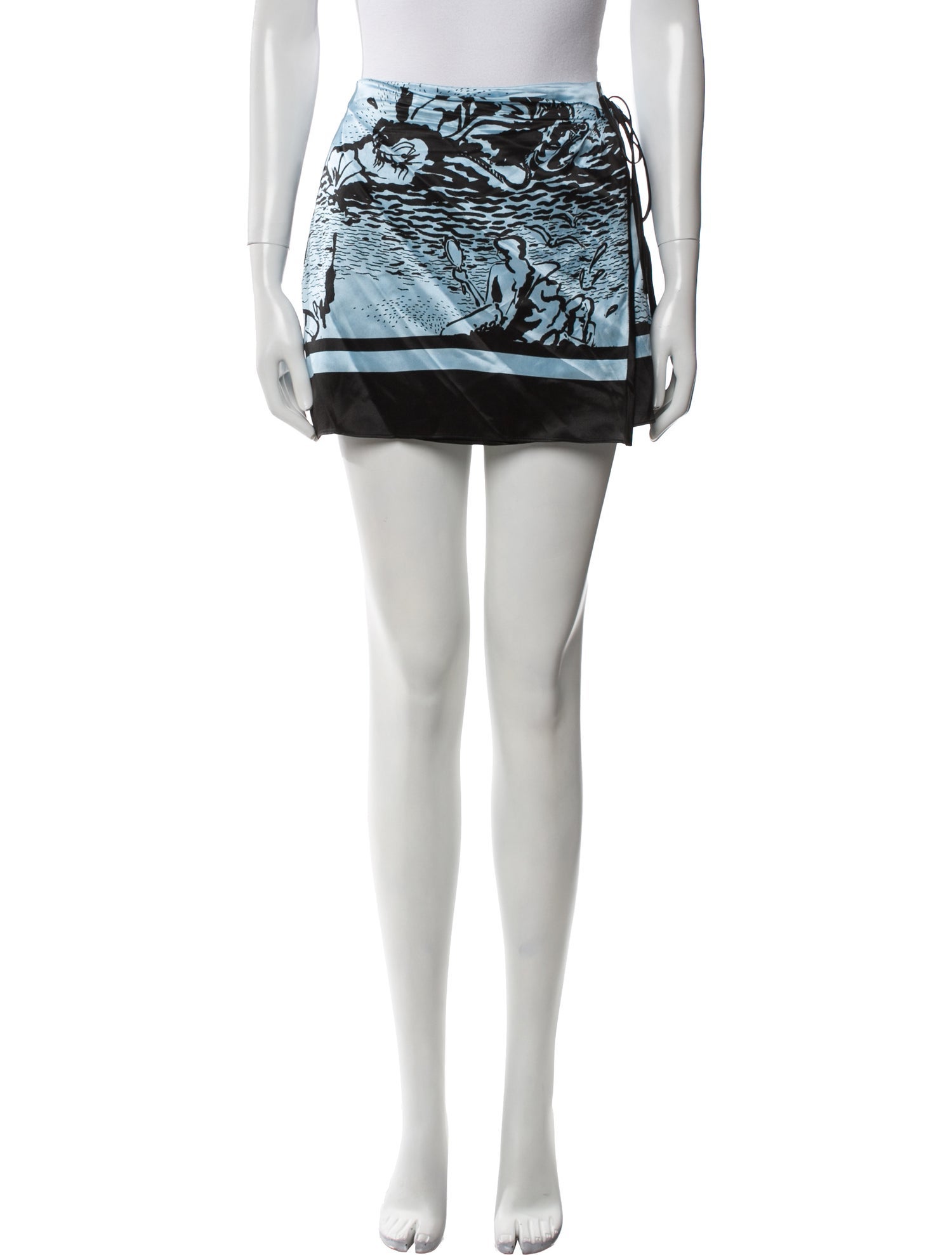 SIR. Printed Mini Skirt