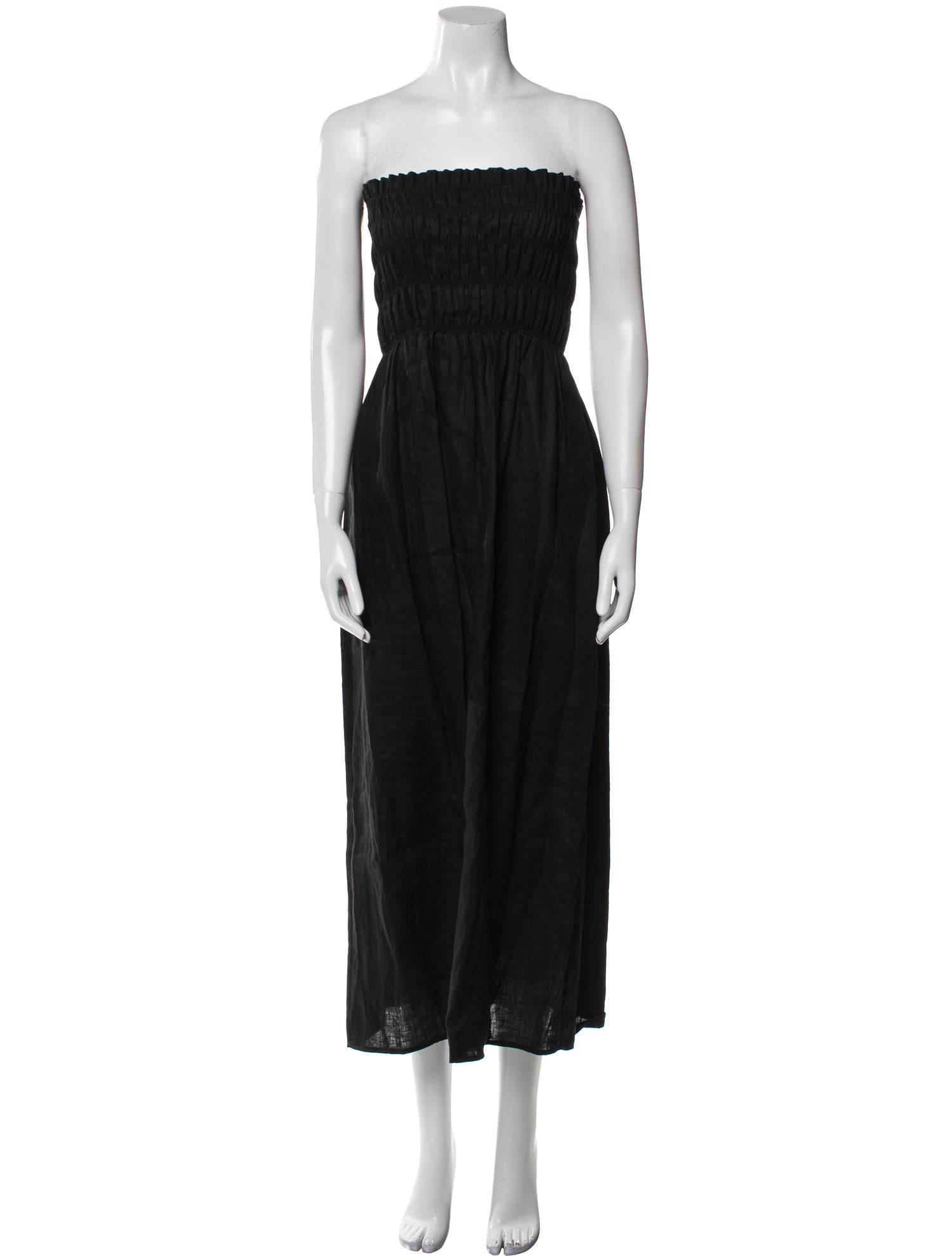 SIR. Linen Midi Length Dress