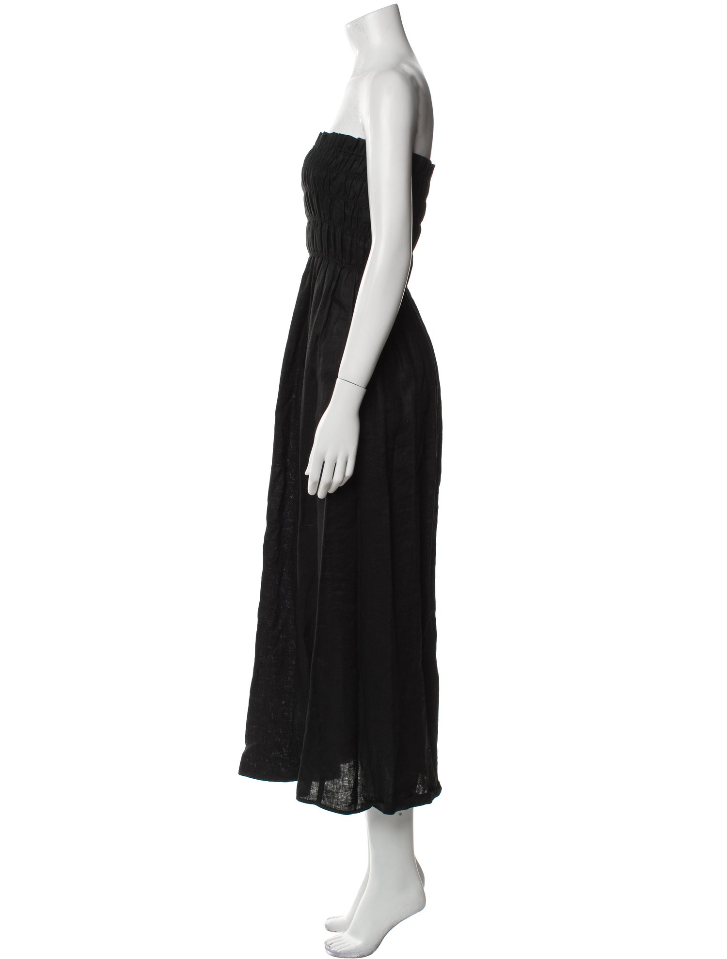 SIR. Linen Midi Length Dress