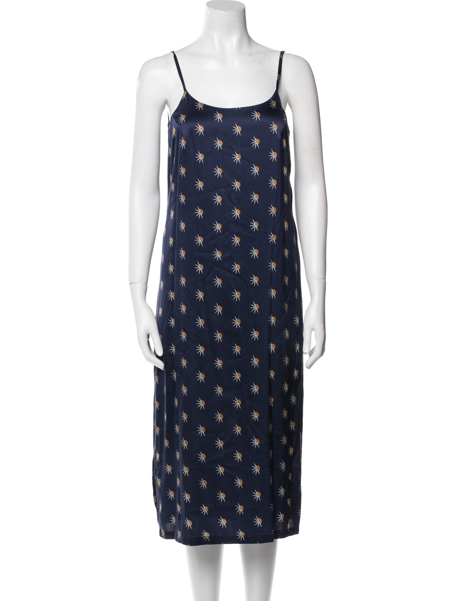 SIR. Silk Midi Length Dress