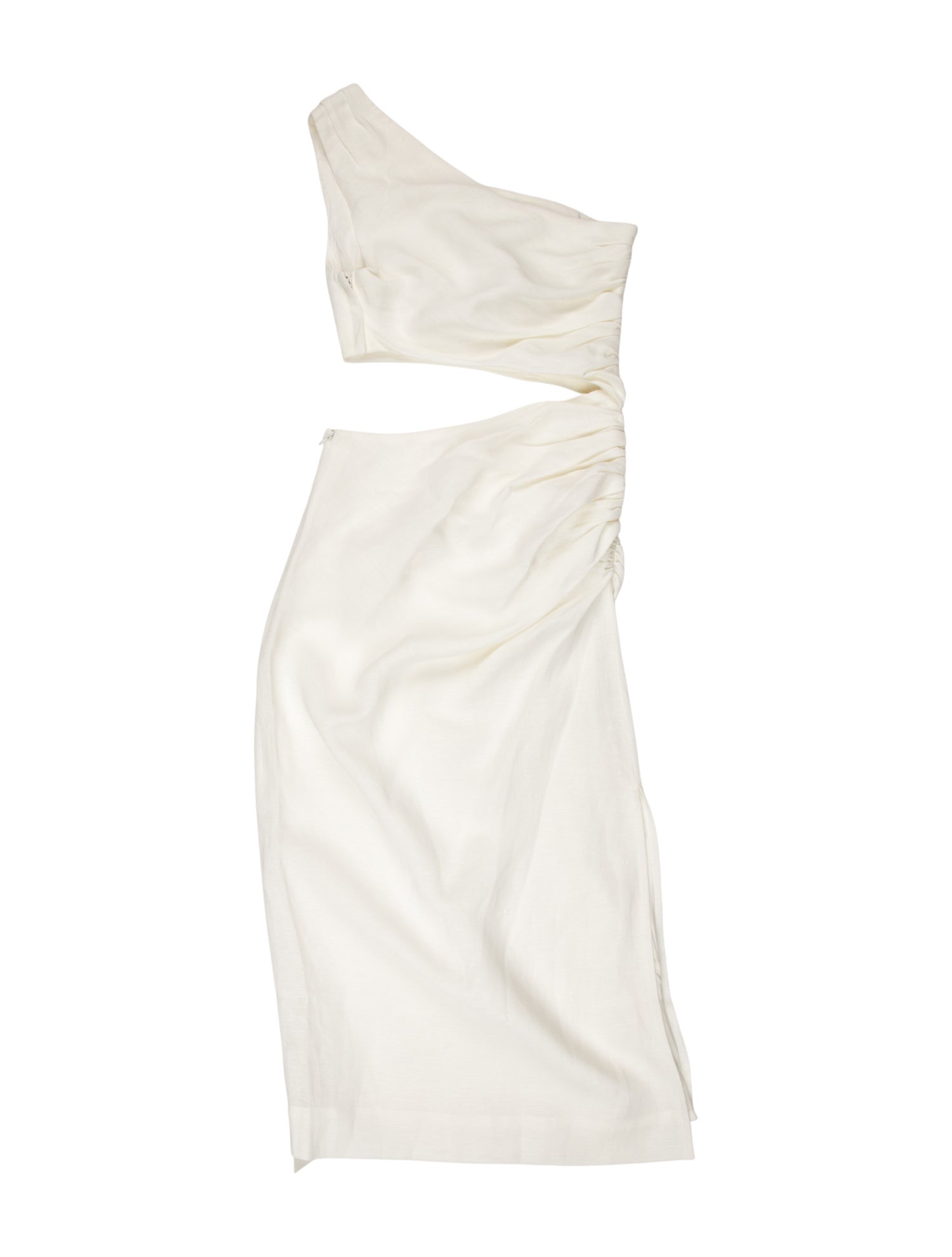 SIR. One-Shoulder Midi Length Dress