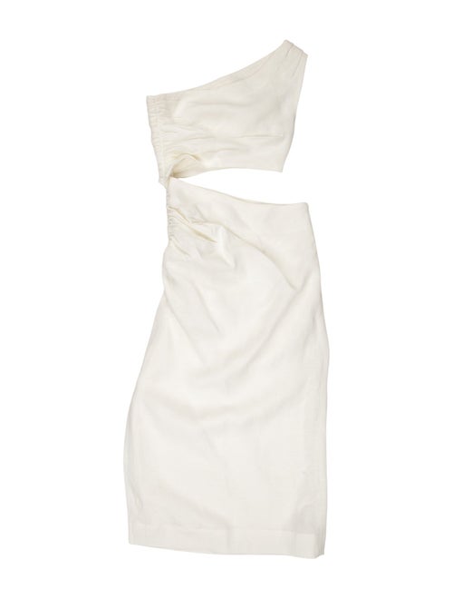 SIR. One-Shoulder Midi Length Dress