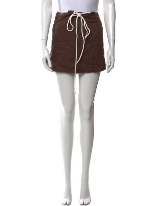 SIR. Linen Mini Skirt