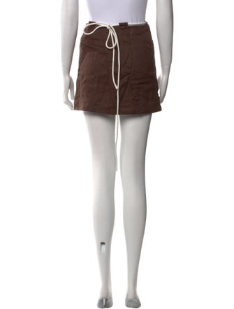 SIR. Linen Mini Skirt