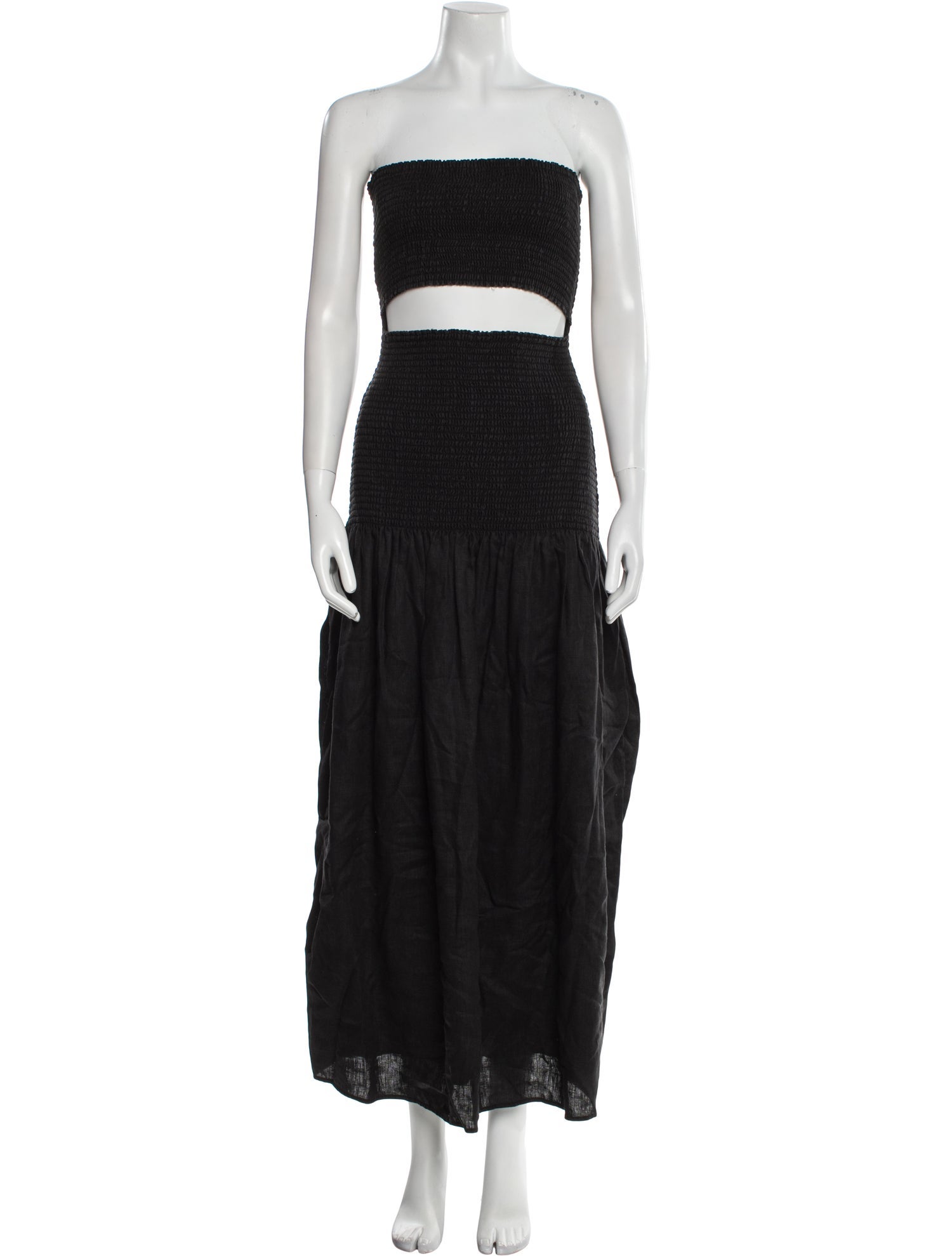 SIR. Linen Midi Length Dress