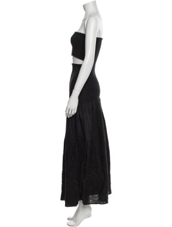 SIR. Linen Midi Length Dress