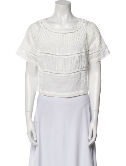 SIR. Scoop Neck Short Sleeve Crop Top