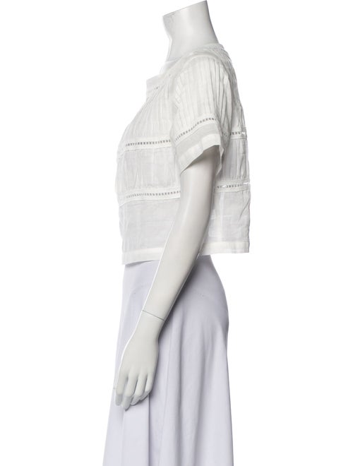 SIR. Scoop Neck Short Sleeve Crop Top