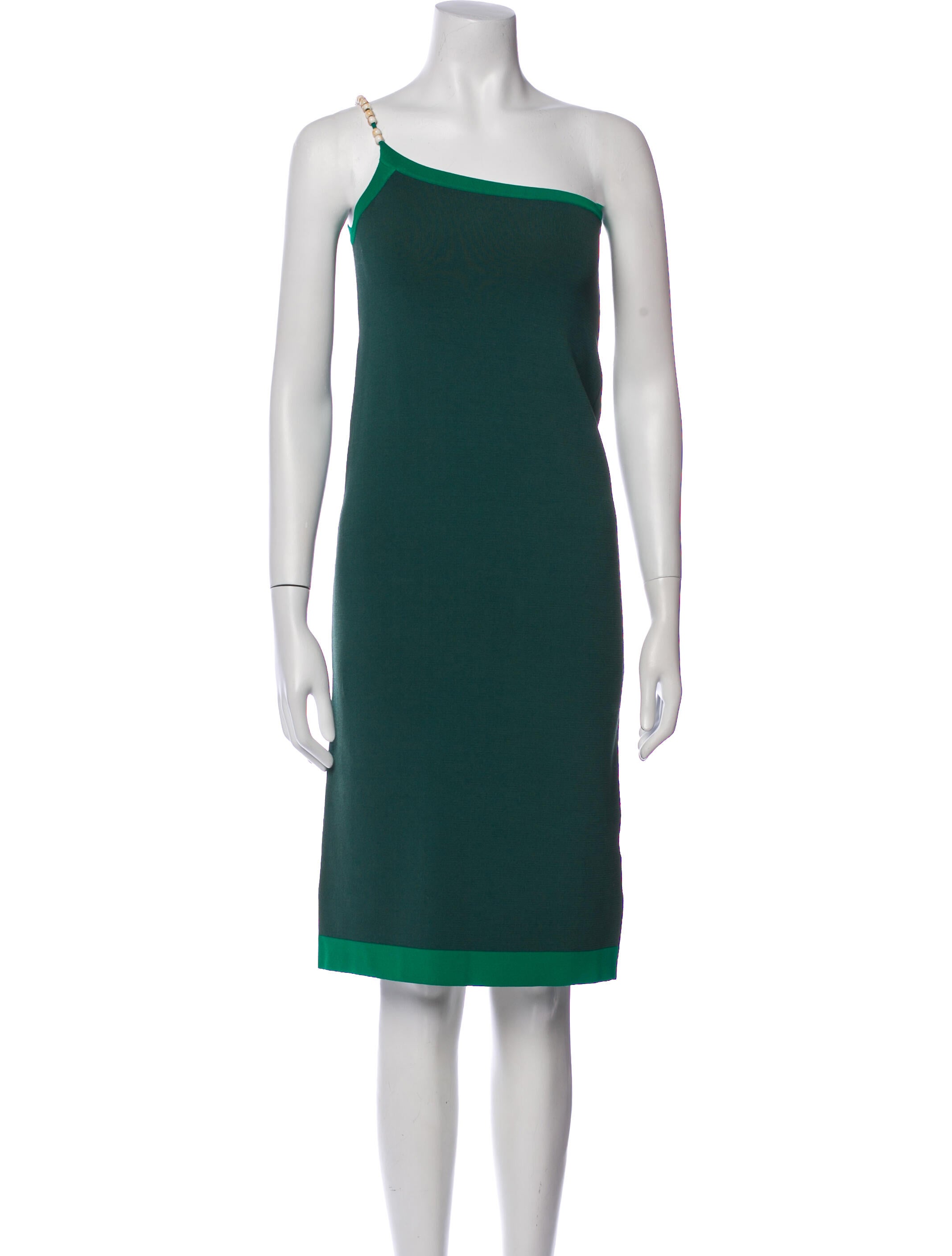 SIR. One-Shoulder Knee-Length Dress